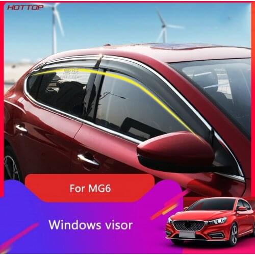 For MG6 2017 2018 2019 2020 Sunny Window Deflectors Side Window Deflector Window Window Deflectors Side Window Deflector Trim