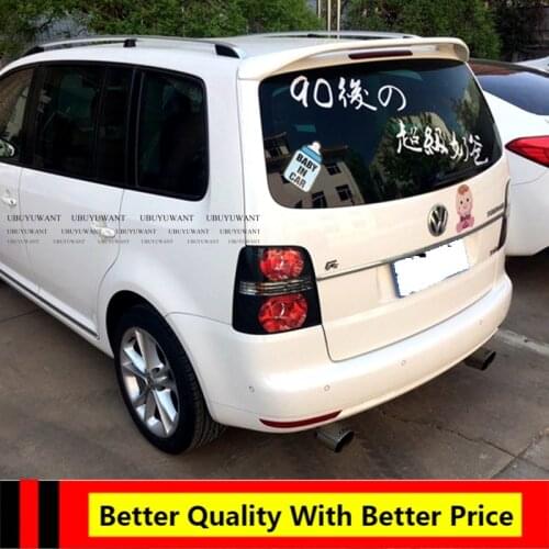 For Volkswagen TOURAN 2009 2010 2011 2012 2013 2014 Rear Spoiler High Quality ABS Material Primer Color Car Tail Wing Decoration