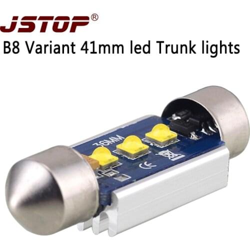 JSTOP 41mm high quality XBD led car Trunk lamp 6000k led festoon canbus 12-24V trunk bulbs c5w 6000k Luggage Compartment Lights
