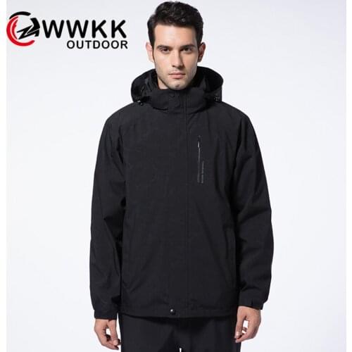 Couple Three-in-one Jacket Two-piece Set Slim Fit Comfort Upgrade Solid Color Simplicity Couples Traveling Fashion MovementStyle