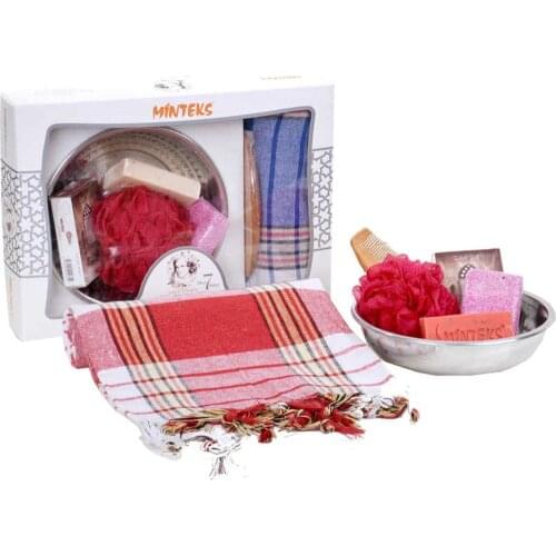 The pole Gumus Baths Setı-Red