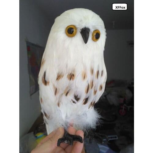 New lifelike owl model foam&furs garden decoration simulation owl doll gift about 32cm xf0481