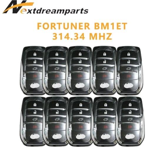 4 Buttons Genuine Car Key for Fortuner 314.34 mhz 8A Chip