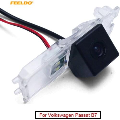 FEELDO Special Car Rear View Parking Camera For Volkswagen Passat B7(10~15)/Magotan/Golf/Phaeton/Passat CC/Scirocco/Polo/Superb