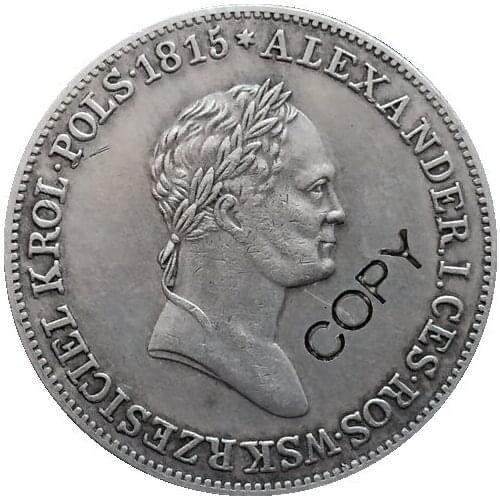Poland 1829 5 Zlotych coins copy
