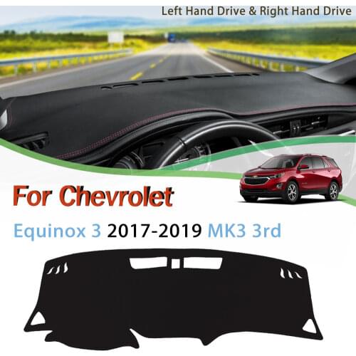 For Chevrolet Equinox 3 2017 2018 2019 MK3 Gen Holden Anti-Slip Mat Dashboard Cover Pad Sunshade Dashmat Carpet Accessories 3rd