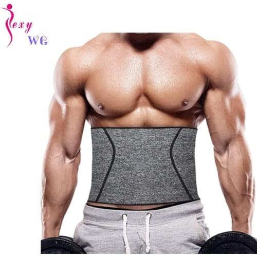 SEXYWG Gym Fitness Belt Men Women Waist Support Belt Sweat Corset Weight Loss Exercise Belts Brace Slimming Strap Waist Trainer