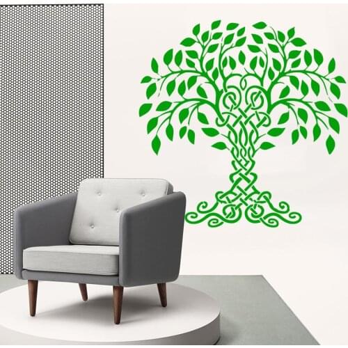 Luxuriant Tree Wall Art Sticker Modern Wall Decals Quotes Vinyls Stickers For Kids Room Living Room Home Decor Removable Mural