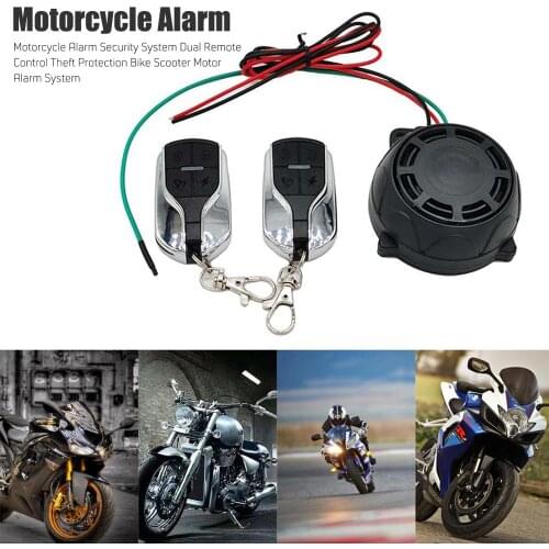 New Dual Remote Control Motorcycle Alarm Security System Motorcycle Theft Protection Bike Moto Scooter Motor Alarm System