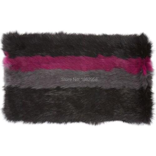 China Free Shipping SJ682 Many Colors 20cm*80cm China Factory Sale Australia Stylish Rabbit Fur Snood 2019