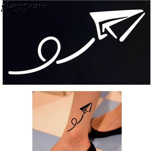 New 1pc Small Henna Indian Tattoo Stencil Drawing for Airbrush Painting Flying Kite Body Art Tattoo Stencil Childhood Memory G54
