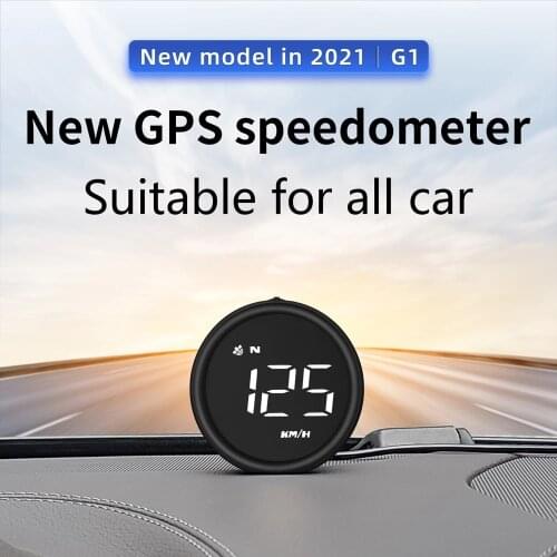 2021 Newest Universal Car G1 HUD Smart Digital Gauge GPS System Multi-Function Car Head Up Display Over Speed Alarm Smart