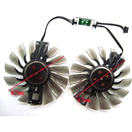 2pcs/set GA92S2H 4PIN 90mm VGA GTX1060 Super JetStream Fan For MAXSUN palit GTX 1060 JETSTREAM Video Card Cooling Fan