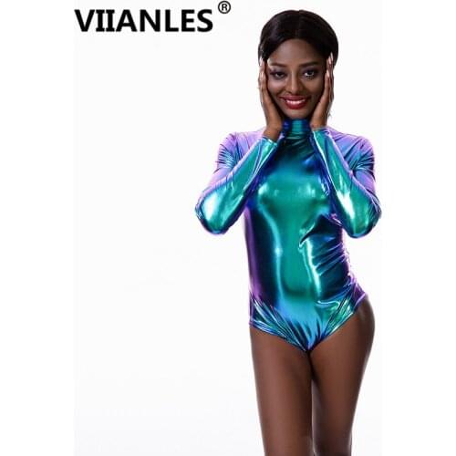 VIIANLES Women's Long Sleeve Bodysuits