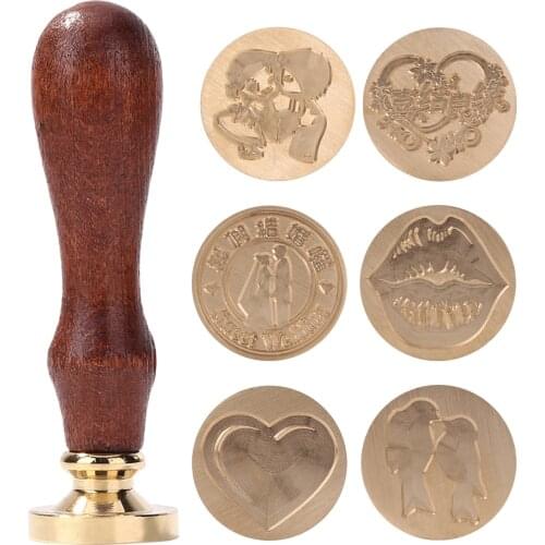 Vintage Love Seal Stamp Wax Sealing Stamp for DIY Scrapbooking Envelope Decorative Wax Stamp Hobby Tool Craft Gift