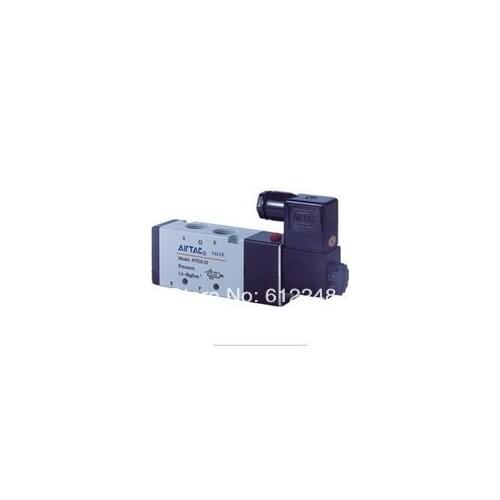 Outlet 3/8" 2 Position Five Way Solenoid Valve 4V310-10 Inner Guard Type Solenoid Valves