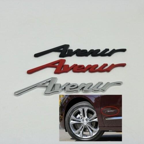 For Buick Lacrosse Avenir Front Door Side Fender Emblem Logo Nameplate Badge Letters Stickers