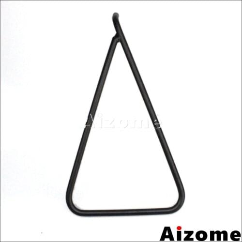 1x Universal 30.5cm MX Triangle Axle Stand Steel Motocross Side Kick Stand Dirt Bike Side Stand For Honda Yamaha Suzuki Kawasaki