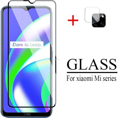 2 in 1 glass on realme c12 camera film + screen protector for oppo realmec12 c 12 realmi 12c 6.5inch full cover tempered glass