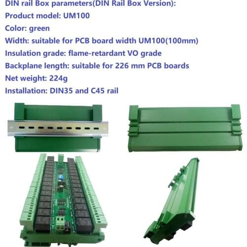 32ch 03 06 16 MODBUS RTU DC 12V 24V RS485 SPDT Relay Board 485 Bus Remote Control Switch for LED Motor PLC PTZ Camera Smart