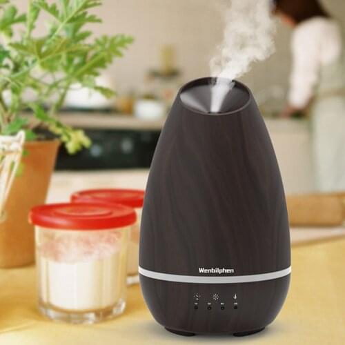 500ml Essential Oil Diffuser Aroma Air Humidifier with LED Light Electric Humidifier Essential Aroma Oil Diffuser Air Humidifier
