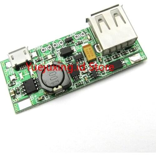 5pcs Lithium Battery 3.7L 5V1A Boost Power Module Support Mobile phone charging discharge belt protection integrated board