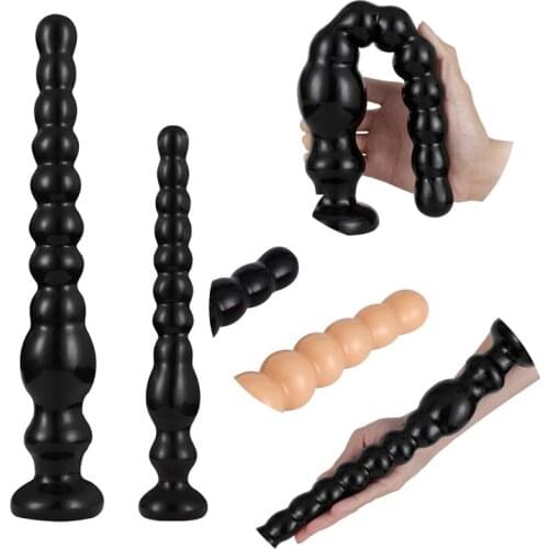 Large With Suction Cup Anal Beads Sex Toys For Women Men Lesbian Dildo Butt Plugs Male Prostate Massage Female Anus Expansion