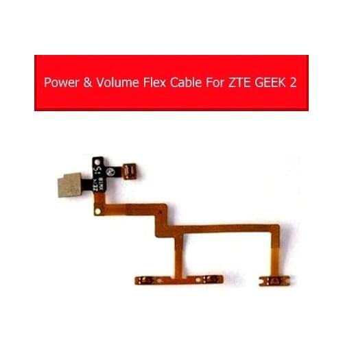 ON/ OFF Power Volume Side Button Flex Cable For ZTE GEEK II 2 Power Volume Sidekey Button Flex Ribbon Replacement Parts