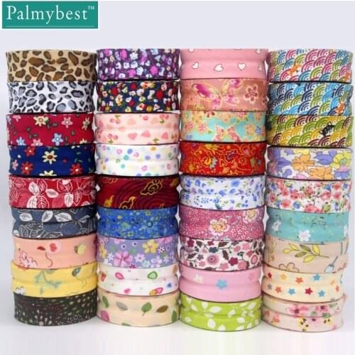 Cotton Printed Bias Tape Single Fold Binding Fabric Tapes for DIY Sewing Accessories Material 25mm x 5m
