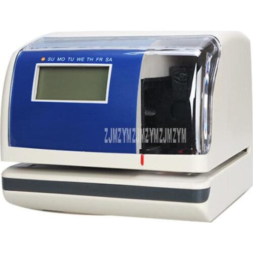 JM-880 LCD Display Time Date Printing Machine Time Date Record Consumption Time Machine Document Transceiver For Car Parking Pot