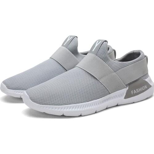 2019 Summer Mesh Shoe Sneakers For Men Shoes Breathable Mens Casual Shoes Slip-On Male Shoes Loafers Casual Walking 39-47