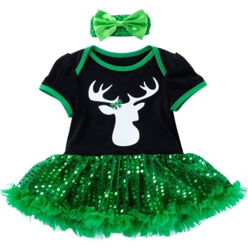 Summer Kids Princess Tutu Dress romper Infants Clothes Palace Party Ball Gown Baby Girls Birthday Wedding Sequin Dresses