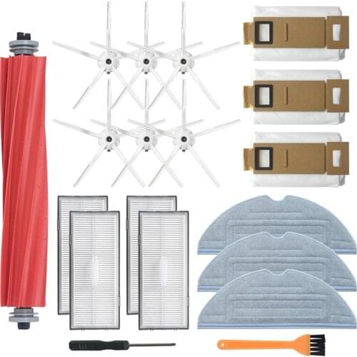 HOT！-Main Brush Hepa Filter Mopping Cloth Side Brush Accessories for Xiaomi Roborock S7 T7S T7PLUS Mopping Cloth Spare Parts