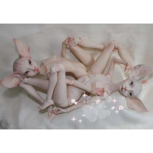 Luodoll Bestseller cream cat noble bjd dolls shoes for girls toy horses, soft tar rag soft figures my