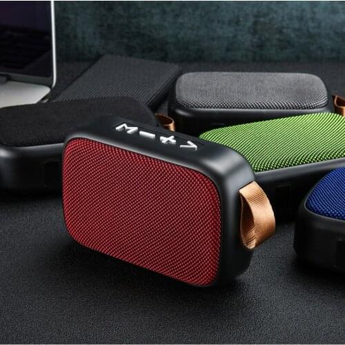 Mini Speaker Wireless Bluetooth Outdoor Portable 3D Sound Loudspeaker Subwoofer Support TF Card With FM Radio Gift Music Player