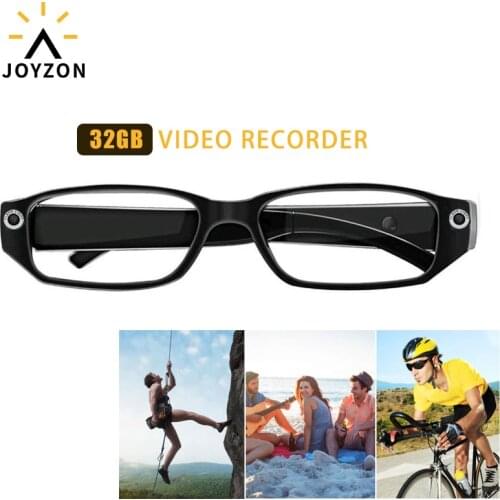 JOYZON HD Smart 1080P 16GB/32GB/8GB TF Mini Camera Audio Video Recorder Camera Glasses Photo Camcorder Cam Glasses Cycling DV