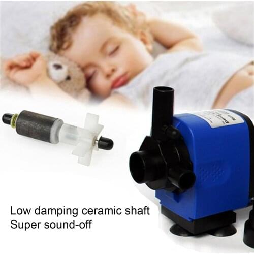 Blue ABS Multi-function Save Energy 3 In 1 Fish Tank Aquarium Durable Filter Oxygen Water Pump Submersible Aeration Device