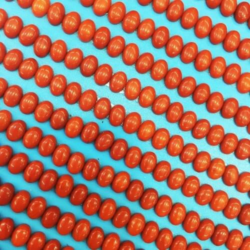 Fashion Coral Cabochons for Ring or Necklace Sold Per Pc DIY Jewelry Four Sizes for Choose Size 4x6mm 5x7mm 7x9mm 6x8mm