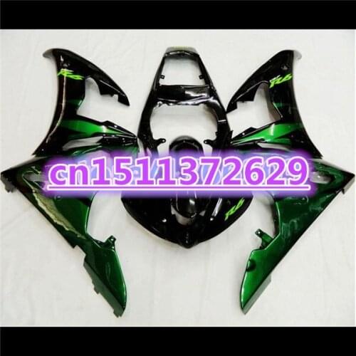 NEW ABS Fairing bodywork for YZF R6 2003 2004 2005 YZF-R6 03 04 05 green black YZFR6 600 03-05 fairing kit-Dor D
