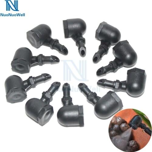 NuoNuoWell 10x Grade Push Forward Spray Nozzles Micro Water Jet Sprinkler Connect 1/4'' Hose Garden Lawn Irrigation Supplies