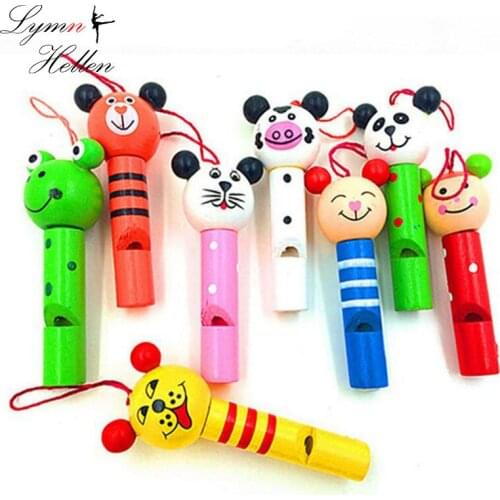 Educational Children 7.5cm Colorful Toy Cartoon Animal Whistle Toys Gift Attractive Decorations Instrument Kids