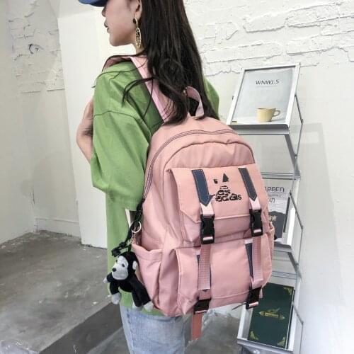 The original article reflective popular logo K SuFeng nylon waterproof male and female students backpack backpack outdoor