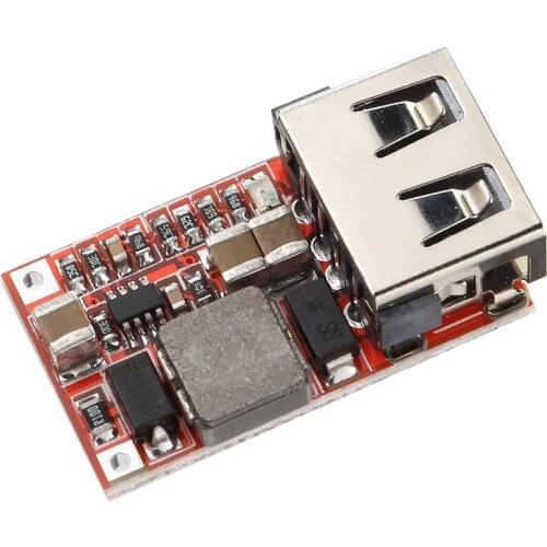 DC 6-24V 12V 24V to 5V 3A USB Output Charger Step Down Power Module Mini DC-DC Boost Module UY8