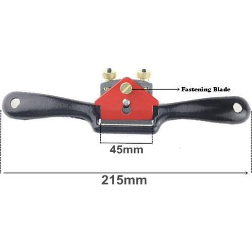 Wood Hand Cutting Edge Chisel Tool with Screw/Blade 9" Adjustable Plane Spokeshave Woodworking Hand Planer Trimming Hand Tools