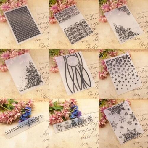 Various Patterns Embossing Folder Stencil Template DIY Scrapbook Album Card Making Craft Decoration