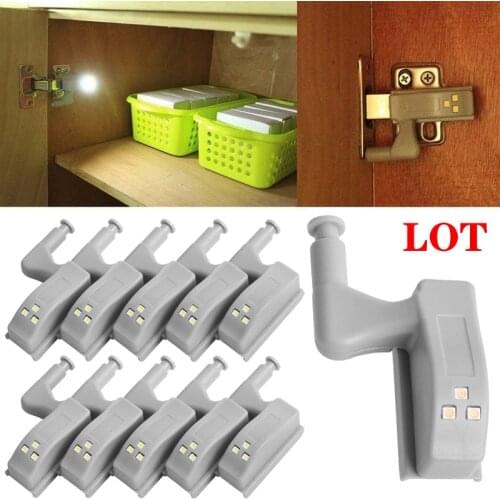 3pcs Under Cabinet Light Universal LED Sensor Light for Wardrobe Cupboard Closet Kitchen Bedroom House Night Lights Lamp