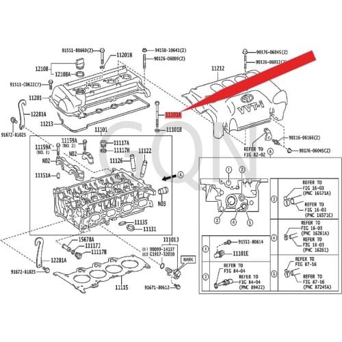 Bolt (for cylinder head assembly) 2008-Toy ota YAR ISI STS CIO NXD SIE NTA VIT ZGR MNV IOS cylinder head screw