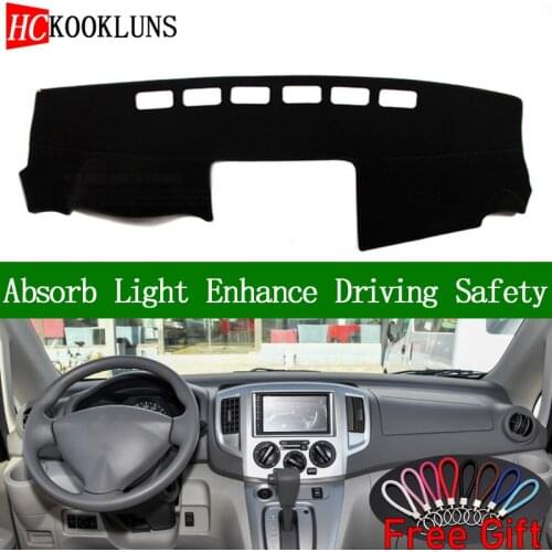 For Nissan NV200 Vanette Evalia 2010-2018 Dashboard Cover Sun Shade Dash Mat Carpet Car Stickers Interior Accessories