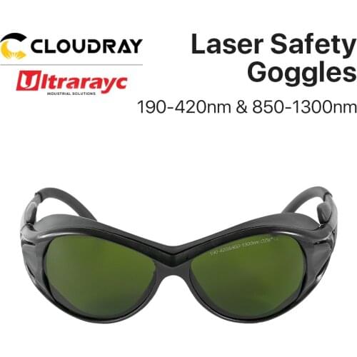 Ultrarayc 1064nm Laser Safety Goggles 850-1300nm OD4+ CE Protective Goggles Style A For Fiber Laser