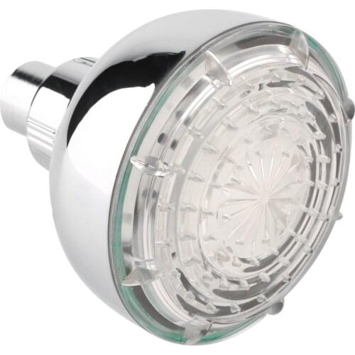 LED Light Shower Heads 7 Colors Changing Faucet Bathroom Showerhead Portable Bath Over-Head Sprayer LED Sprinkler